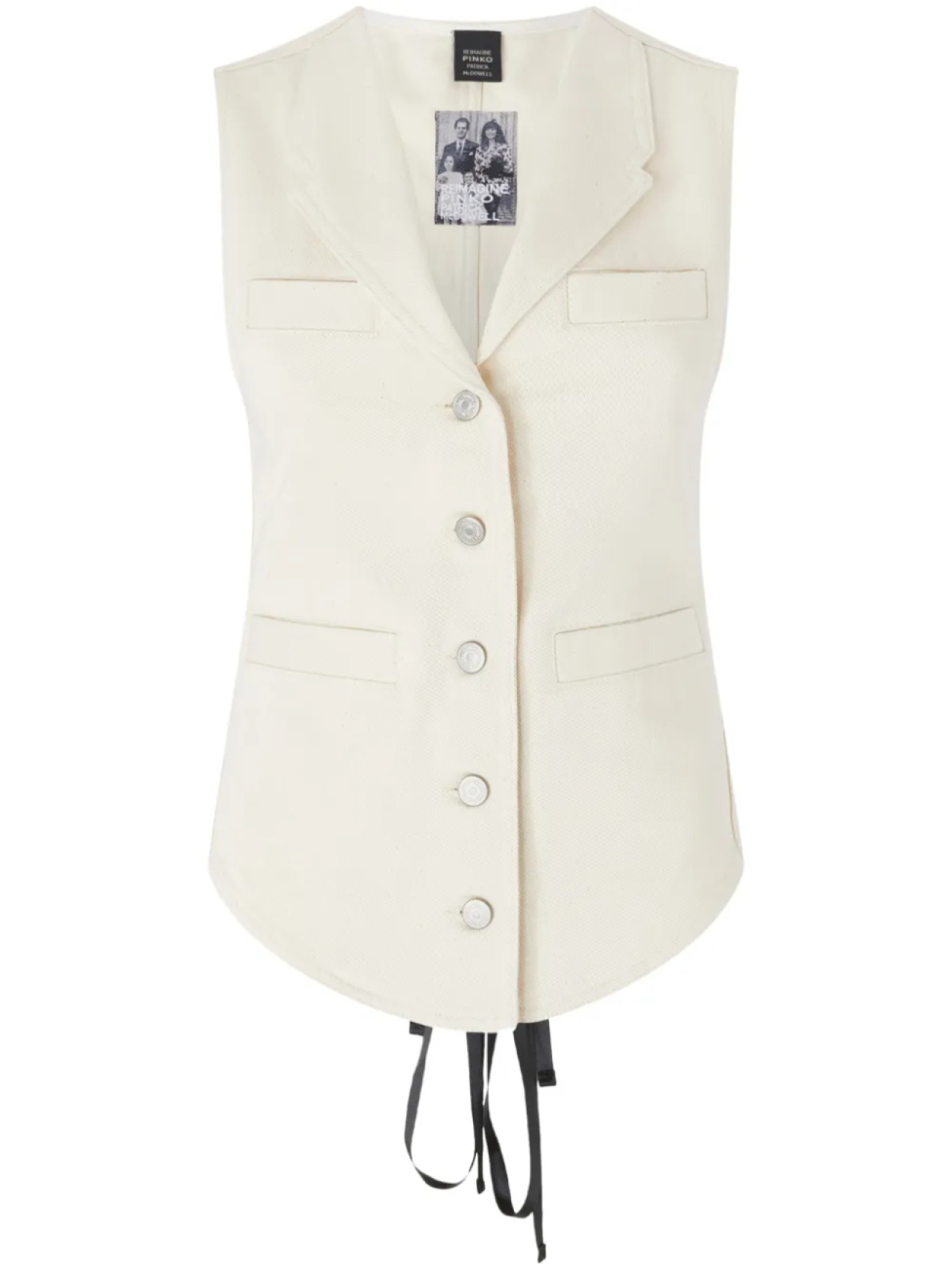 PINKO жилет с завязками, нейтральный
PINKO жилет с завязками, нейтральный