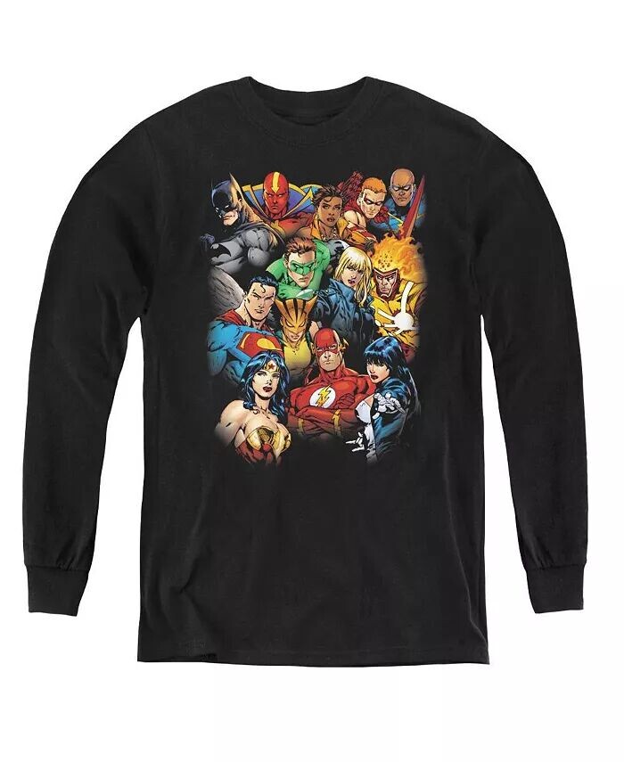Boys of America Youth The Leagues All Here Длинные рукава Толстовка Justice League, черный
Boys of America Youth The Leagues All Here Длинные рукава Толстовка Justice League, черный
