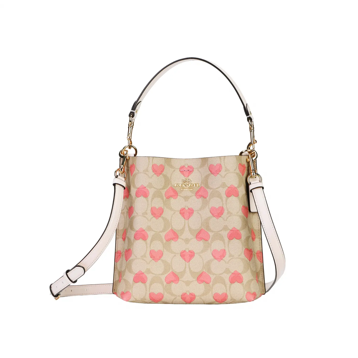 COACH Сумка-ведро Молли из ПВХ с кожаным покрытием среднего размера женская хаки
COACH Сумка-ведро Молли из ПВХ с кожаным покрытием среднего размера женская хаки