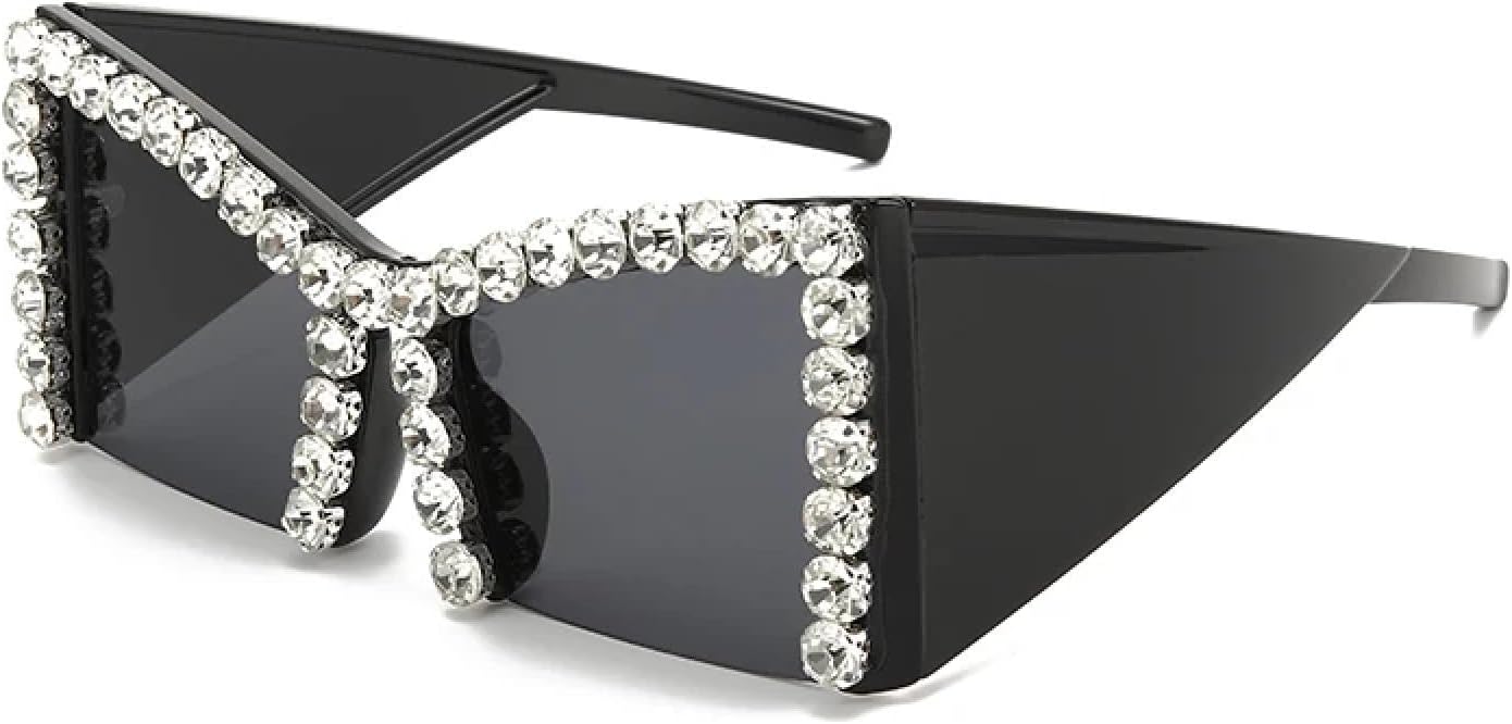 Роскошные солнцезащитные очки с бриллиантами в крупной оправе. Блестящие солнцезащитные очки для женщин, украшенные стразами. Защита от УФ-излучения UV400 TKKTLLT, Black
Роскошные солнцезащитные очки с бриллиантами в крупной оправе. Блестящие солнцезащитные очки для женщин, украшенные стразами. Защита от УФ-излучения UV400 TKKTLLT, Black