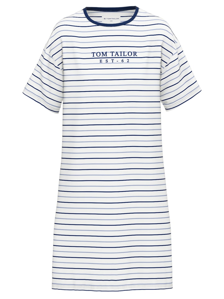 Ночная рубашка Zaria в белую полоску средней ширины Tom Tailor
Ночная рубашка Zaria в белую полоску средней ширины Tom Tailor