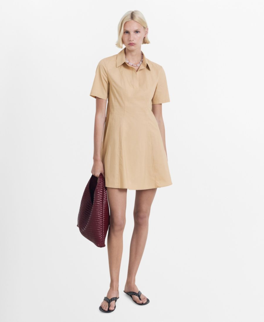 Женское короткое платье-рубашка MANGO, Medium Brown
Женское короткое платье-рубашка MANGO, Medium Brown