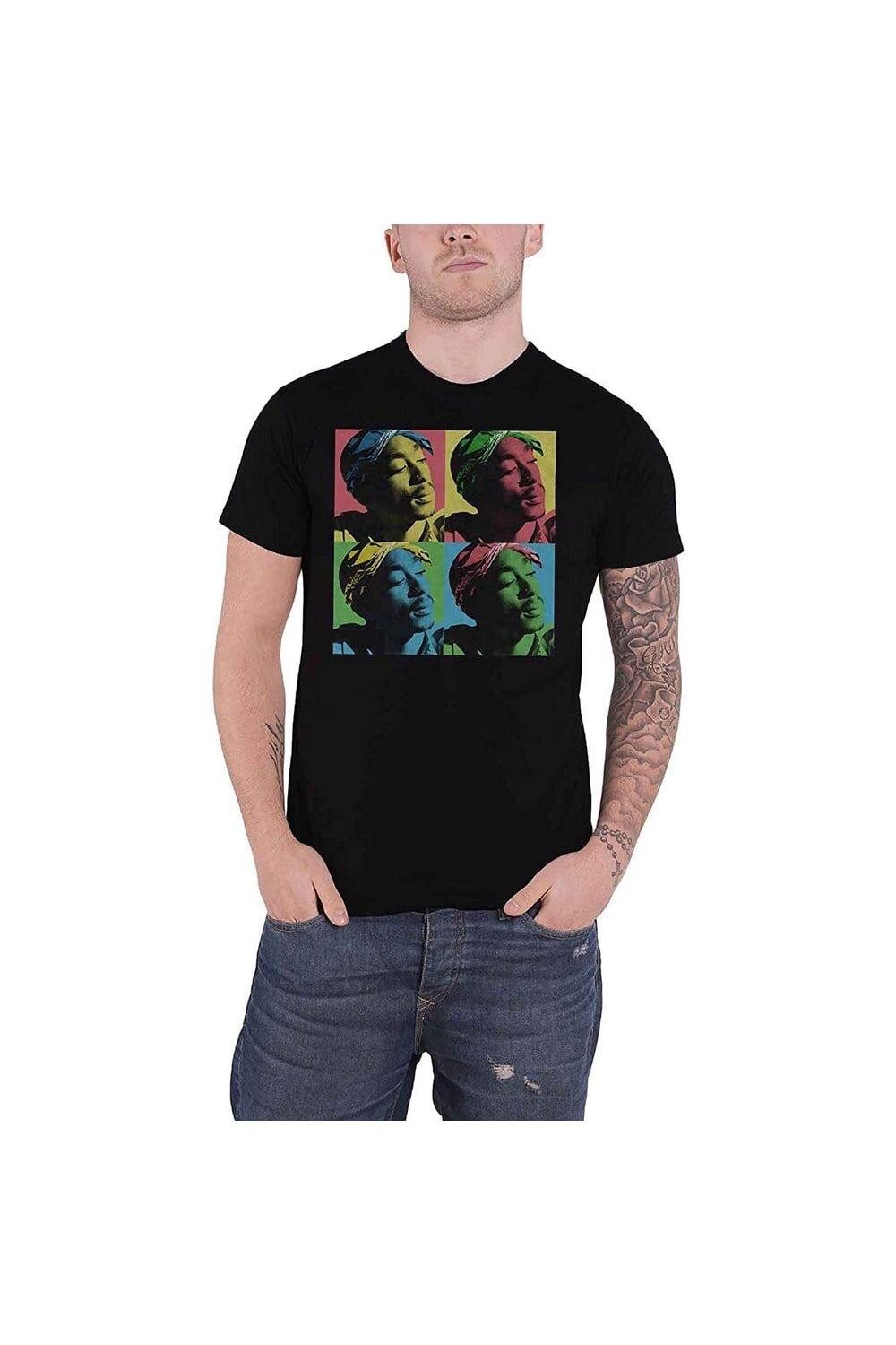 Футболка в стиле поп-арт Tupac Shakur, черный
Футболка в стиле поп-арт Tupac Shakur, черный
