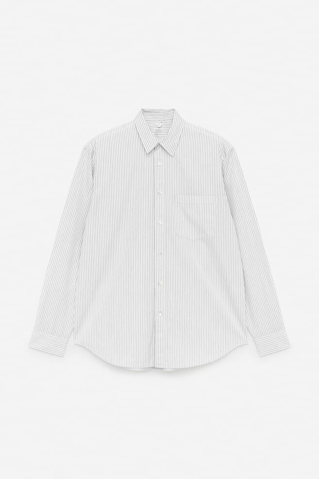 Повседневная рубашка из поплина Arket, мультиколор 
Повседневная рубашка из поплина Arket, мультиколор