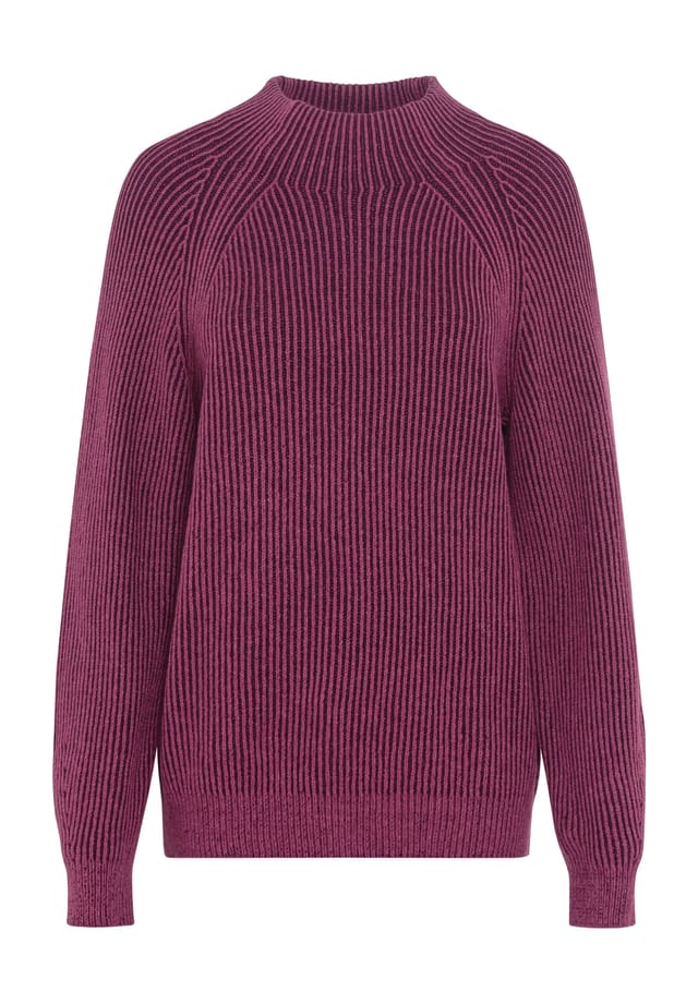 Вязаный свитер с ребристыми манжетами Tom Tailor, цвет 36333 blackberry 
Вязаный свитер с ребристыми манжетами Tom Tailor, цвет 36333 blackberry