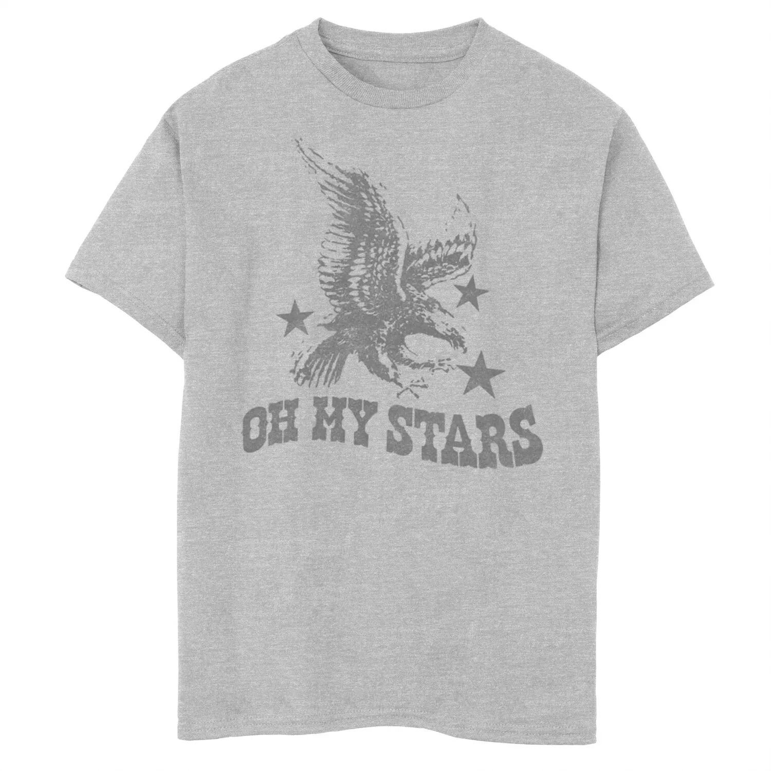 Футболка с рисунком «Oh My Stars Eagle and Stars» для мальчиков 8–20 лет Americana Licensed Character
Футболка с рисунком «Oh My Stars Eagle and Stars» для мальчиков 8–20 лет Americana Licensed Character