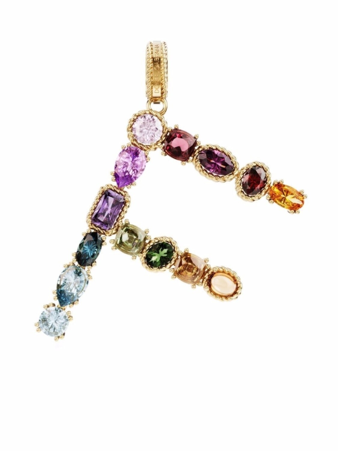 Подвеска Rainbow Alphabet из желтого золота с камнями Dolce & Gabbana, золотой
Подвеска Rainbow Alphabet из желтого золота с камнями Dolce & Gabbana, золотой