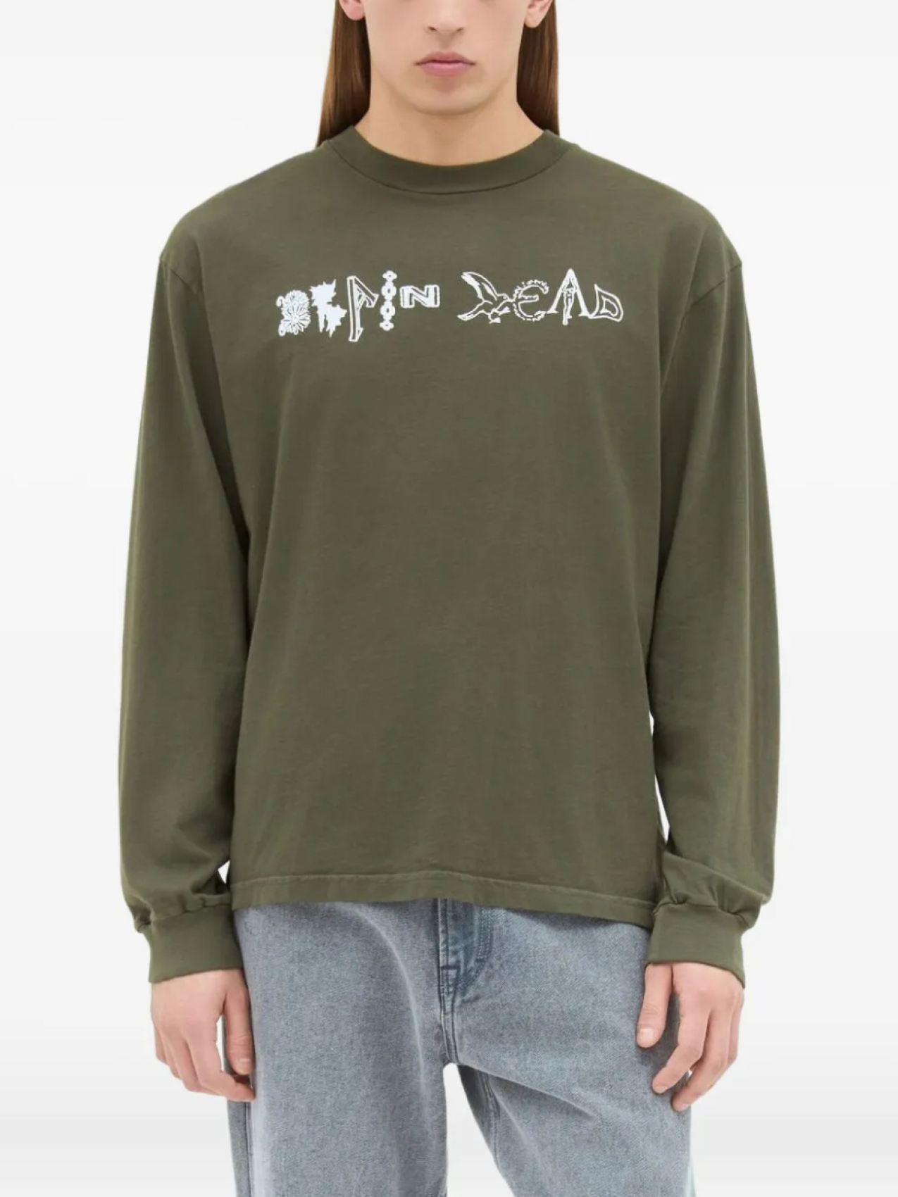 Футболка из хлопка Brain Dead, зеленый
Футболка из хлопка Brain Dead, зеленый