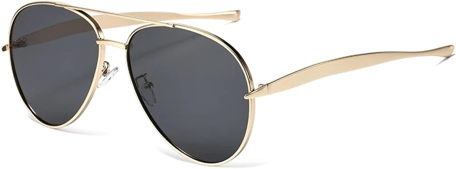 Солнцезащитные очки с защитой от УФ-излучения UV400 | Металлические двойные перемычки, панк, темно-зеленый цвет | Для женщин и мужчин, для занятий спортом на открытом воздухе и вождения DSVIGF, Golden Black
Солнцезащитные очки с защитой от УФ-излучения UV400 | Металлические двойные перемычки, панк, темно-зеленый цвет | Для женщин и мужчин, для занятий спортом на открытом воздухе и вождения DSVIGF, Golden Black