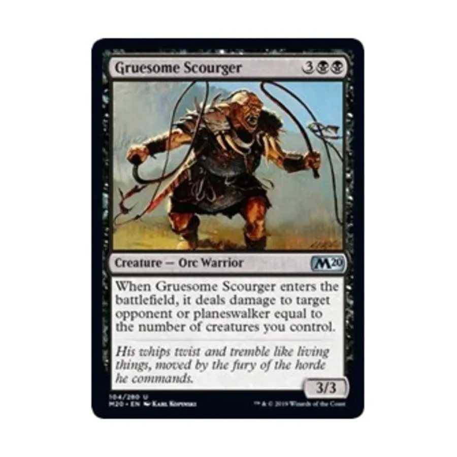 CCG Ужасный бич (U), MTG - Core Set 2020
CCG Ужасный бич (U), MTG - Core Set 2020