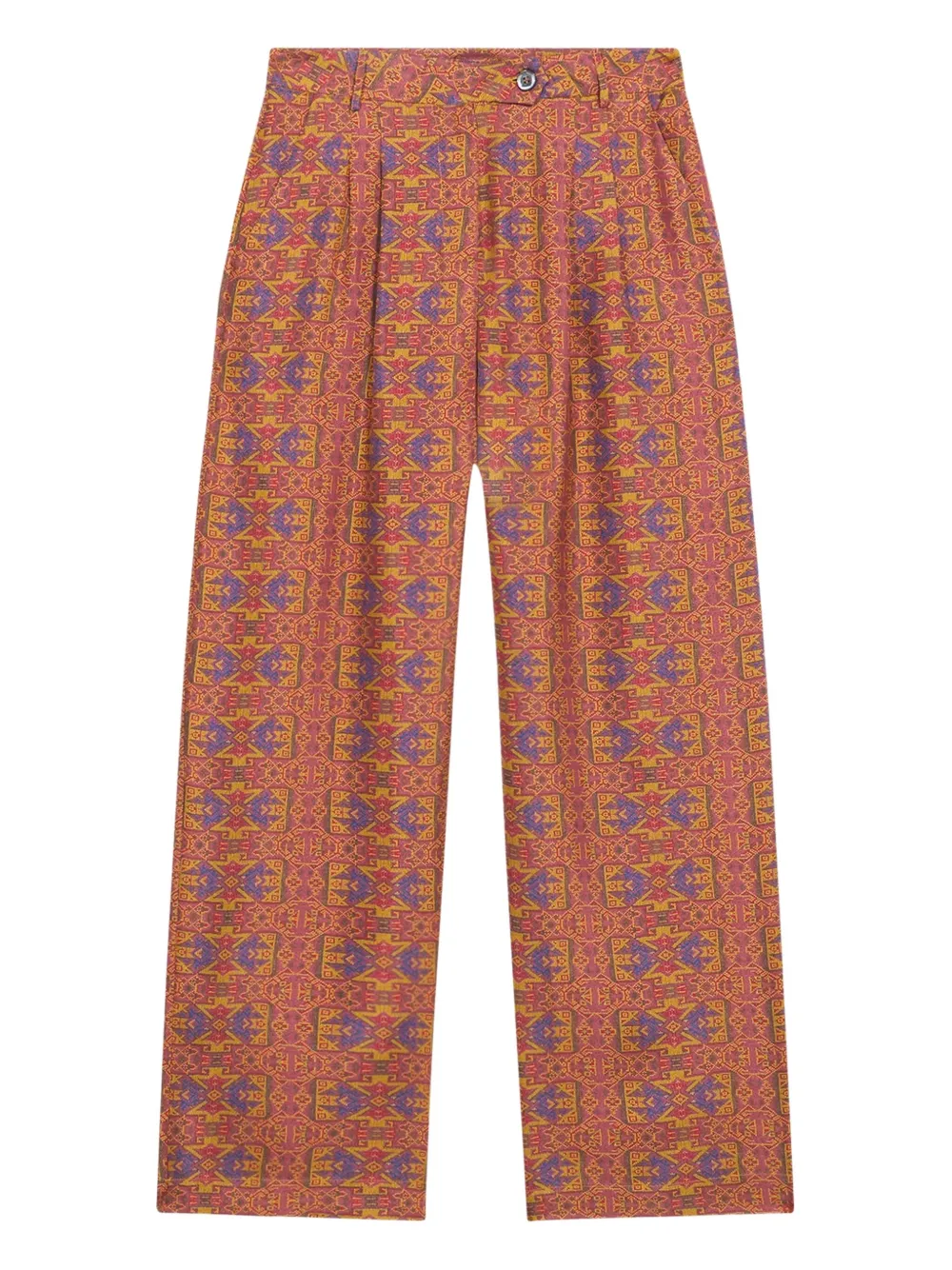 Брюки Cialda с геометричным узором Pierre-Louis Mascia, оранжевый
Брюки Cialda с геометричным узором Pierre-Louis Mascia, оранжевый