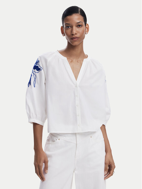 Блузка свободного кроя Cratos 25SWBW03 Desigual, белый
Блузка свободного кроя Cratos 25SWBW03 Desigual, белый