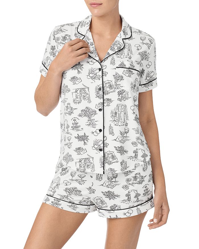 Пижамный комплект с короткими рукавами и принтом kate spade new york, черный
Пижамный комплект с короткими рукавами и принтом kate spade new york, черный