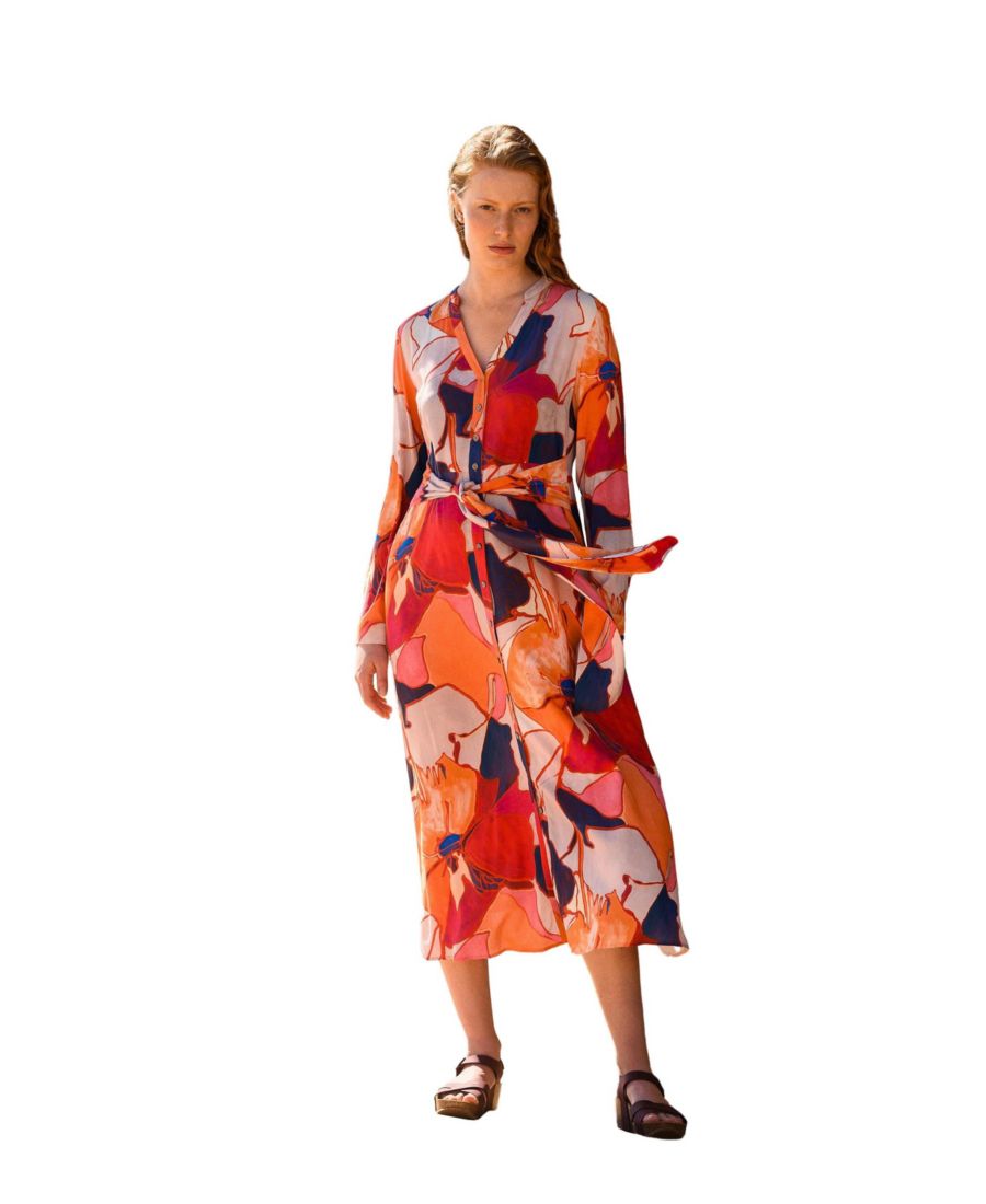 Женское миди-платье с V-образным вырезом и завязками спереди, длинными рукавами Celtic & Co, Oge abstract floral
Женское миди-платье с V-образным вырезом и завязками спереди, длинными рукавами Celtic & Co, Oge abstract floral