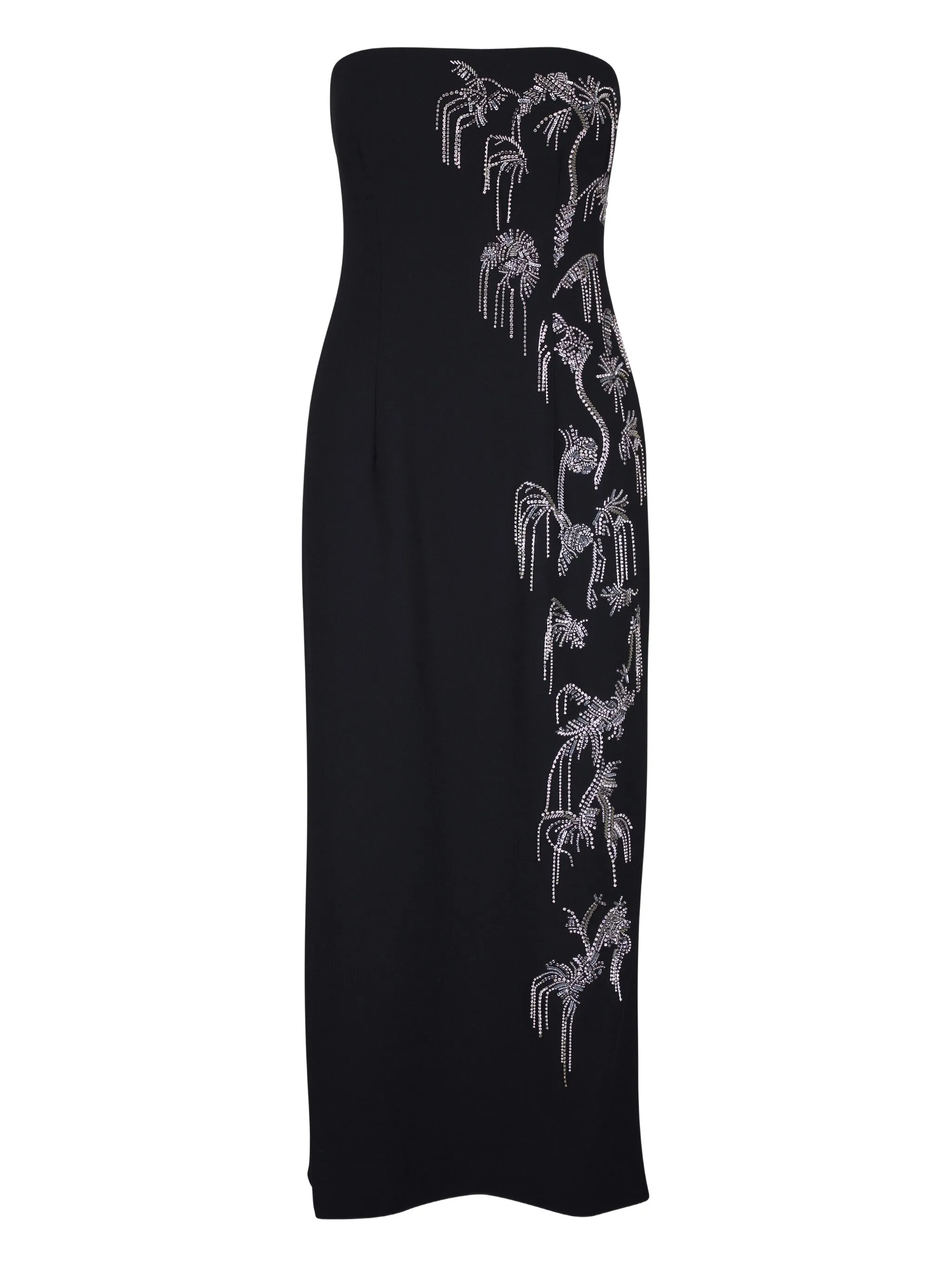 Декорированное платье без рукавов Lela Rose, черный
Декорированное платье без рукавов Lela Rose, черный