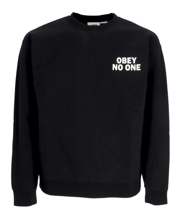 Черная альпинистская толстовка с трафаретной печатью Obey, черный
Черная альпинистская толстовка с трафаретной печатью Obey, черный