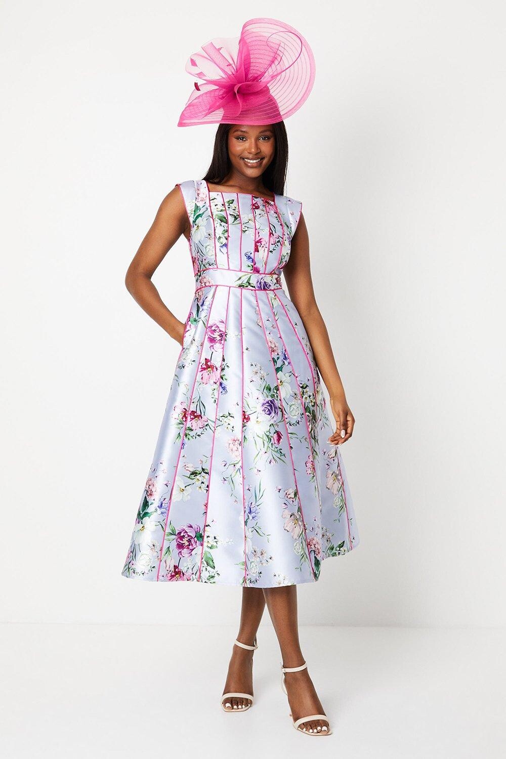 Платье миди из твила с принтом и окантовкой Coast, фиолетовый
Платье миди из твила с принтом и окантовкой Coast, фиолетовый