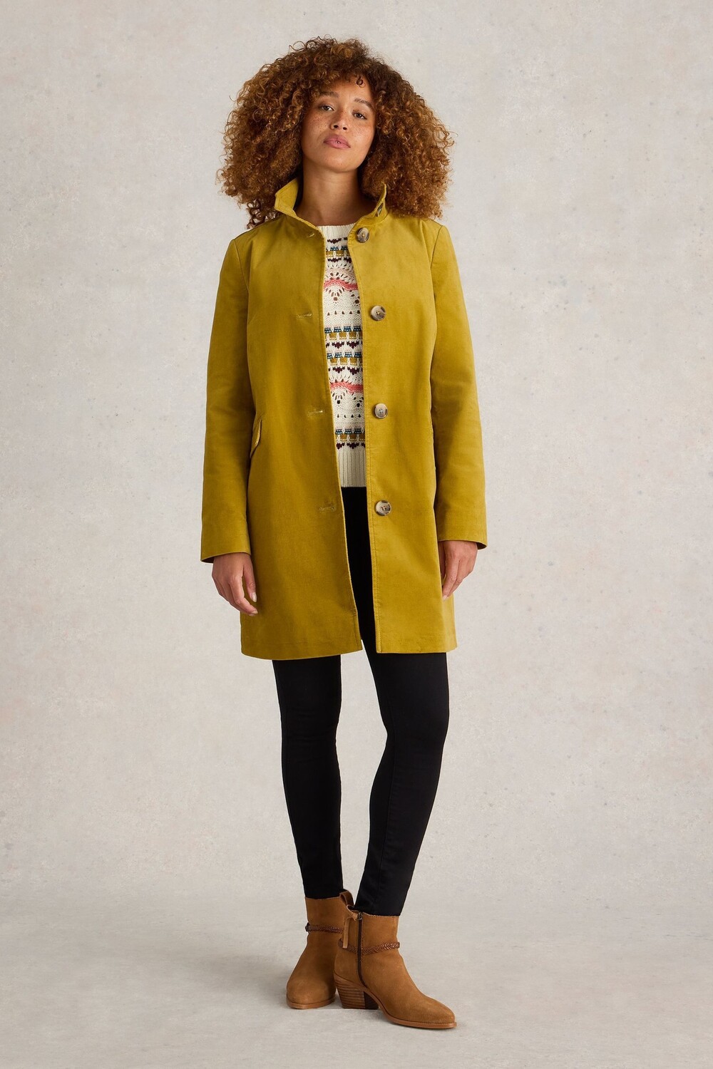 Бархатное пальто Карла White Stuff, желтый
Бархатное пальто Карла White Stuff, желтый