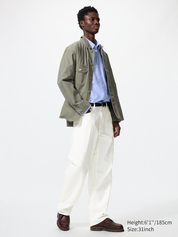 Мешковатые джинсы (удлиненные) Uniqlo, 01 off white
Мешковатые джинсы (удлиненные) Uniqlo, 01 off white