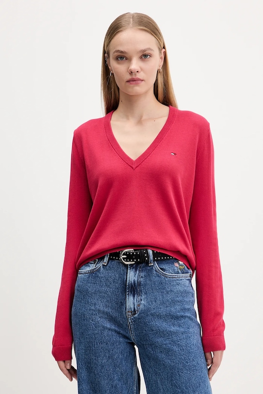 Хлопковый свитер Tommy Jeans, розовый
Хлопковый свитер Tommy Jeans, розовый