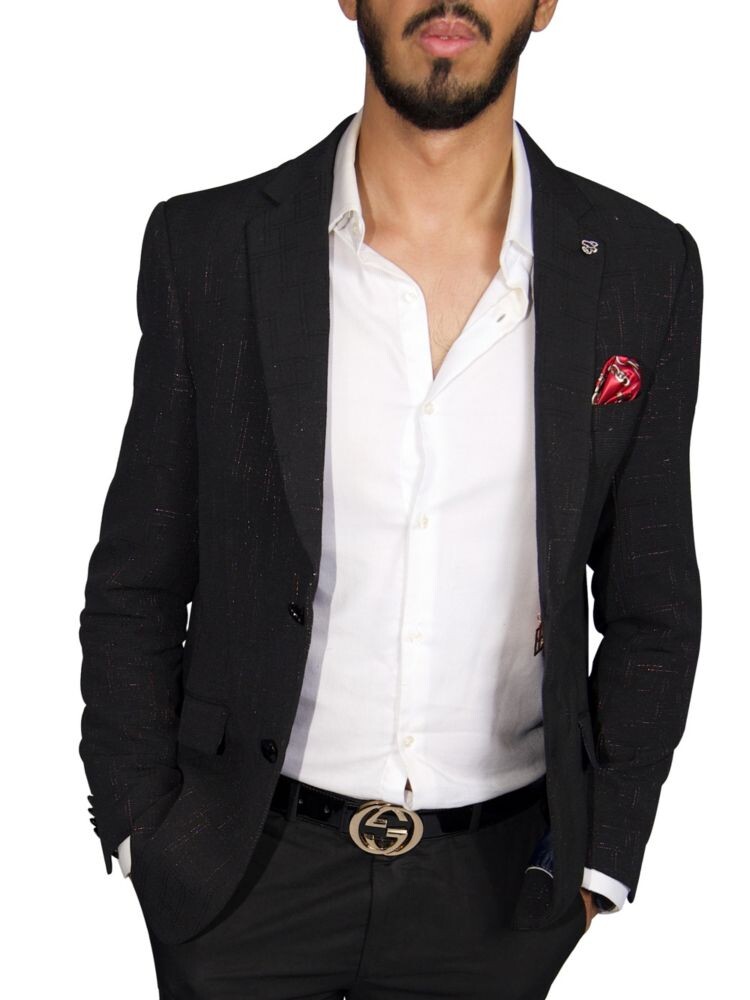 Узкий пиджак современного кроя с узором Broken Windowpane Elie Balleh, черный
Узкий пиджак современного кроя с узором Broken Windowpane Elie Balleh, черный