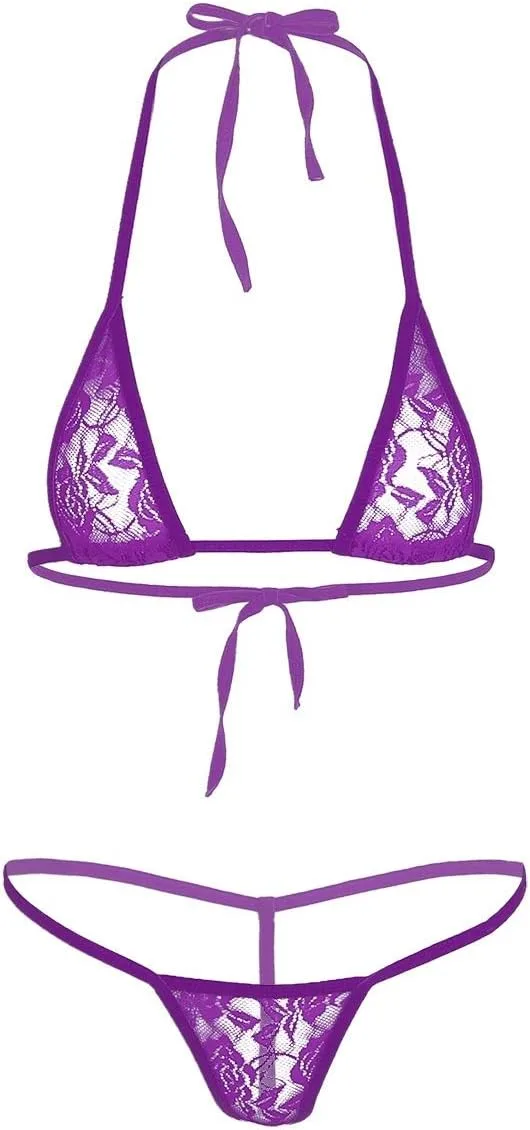 Женский бразильский купальник Sheer Mesh Extreme Halterneck Micro Bikini Top с трусиками Alvivi
Женский бразильский купальник Sheer Mesh Extreme Halterneck Micro Bikini Top с трусиками Alvivi