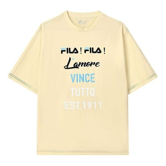 Футболка letters logo print sport loose round neck short sleeves t shirt men's yellow Fila, желтый
Футболка letters logo print sport loose round neck short sleeves t shirt men's yellow Fila, желтый