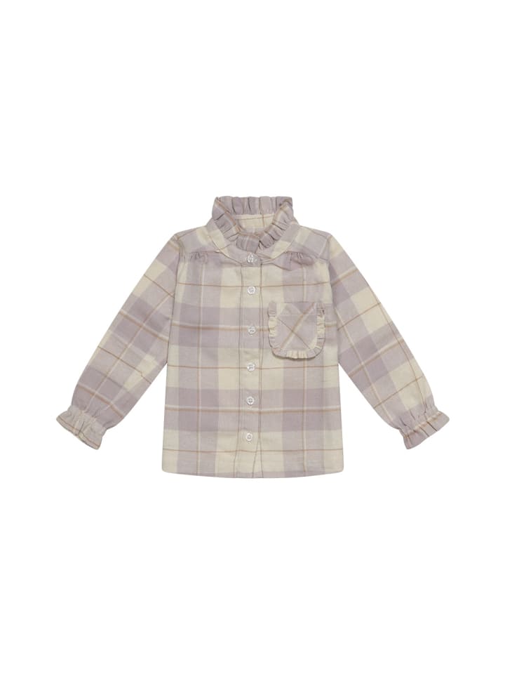 Leevje Фланелевая блузка в лавандовую клетку
Leevje Фланелевая блузка в лавандовую клетку