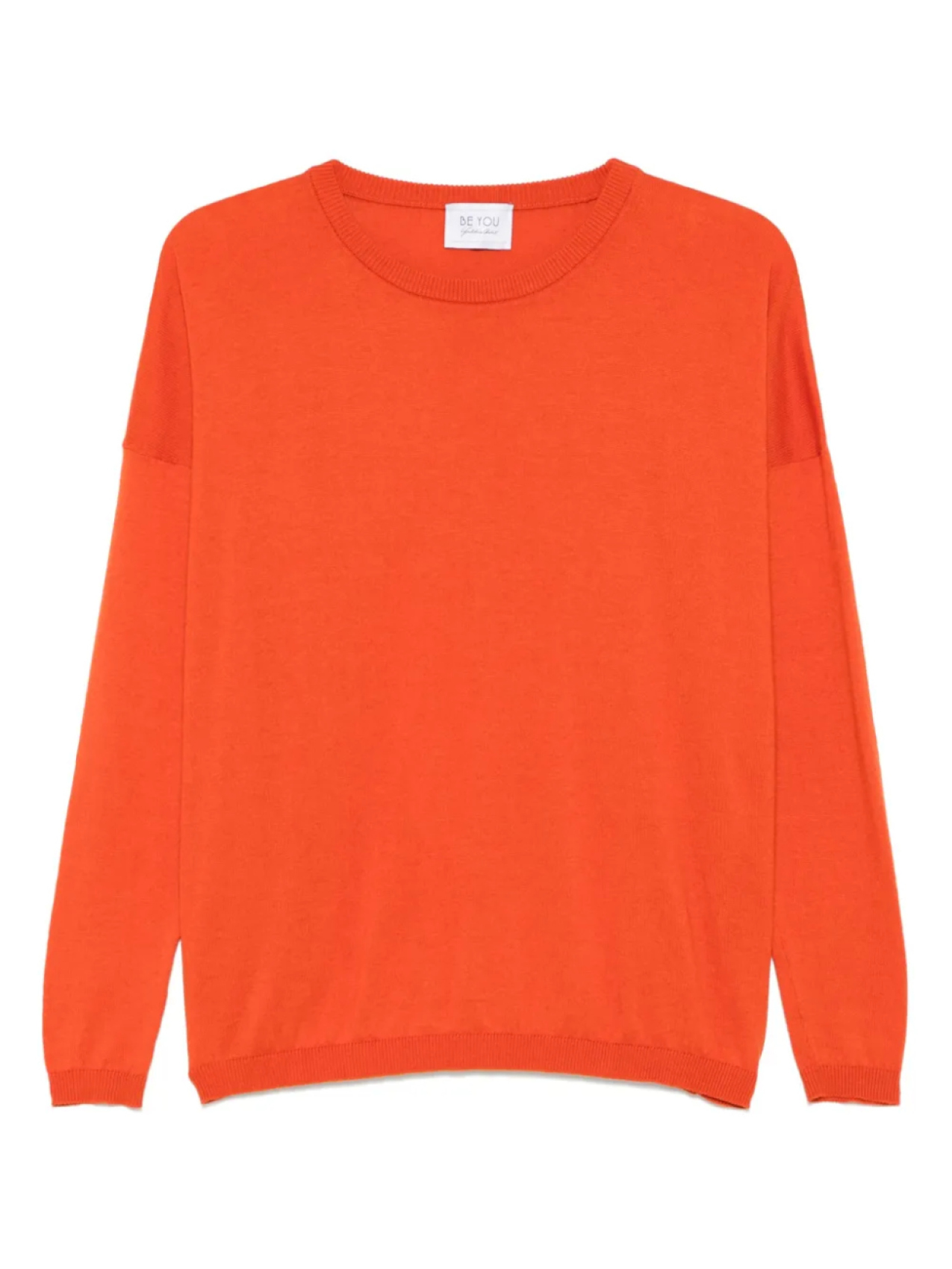 Свитер с круглым вырезом BeYou, оранжевый
Свитер с круглым вырезом BeYou, оранжевый