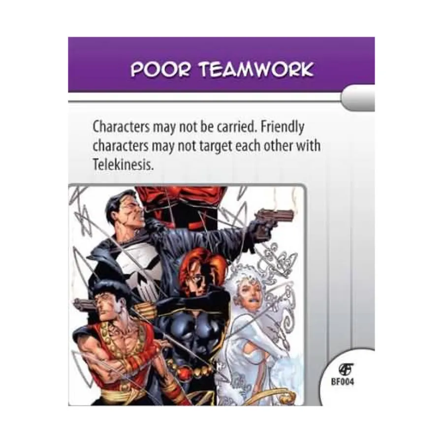 Состояние поля боя — плохая командная работа, Marvel HeroClix - Fantastic Forces - Singles
Состояние поля боя — плохая командная работа, Marvel HeroClix - Fantastic Forces - Singles