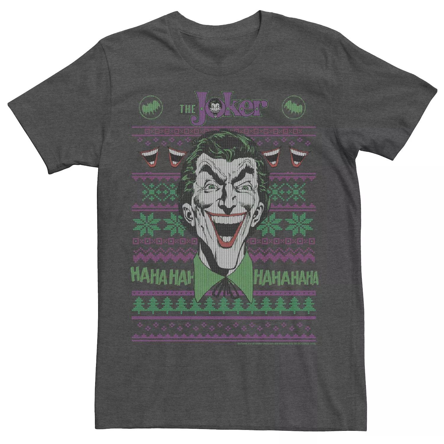 Мужская трикотажная футболка Batman Joker Head Shot DC Comics
Мужская трикотажная футболка Batman Joker Head Shot DC Comics
