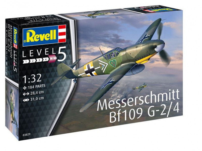 Модельный комплект Messerschmitt Bf 109G-2/4 1/32 Revell
Модельный комплект Messerschmitt Bf 109G-2/4 1/32 Revell