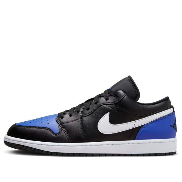 Кроссовки 1 low 'black royal toe' Air Jordan, черный 
Кроссовки 1 low 'black royal toe' Air Jordan, черный