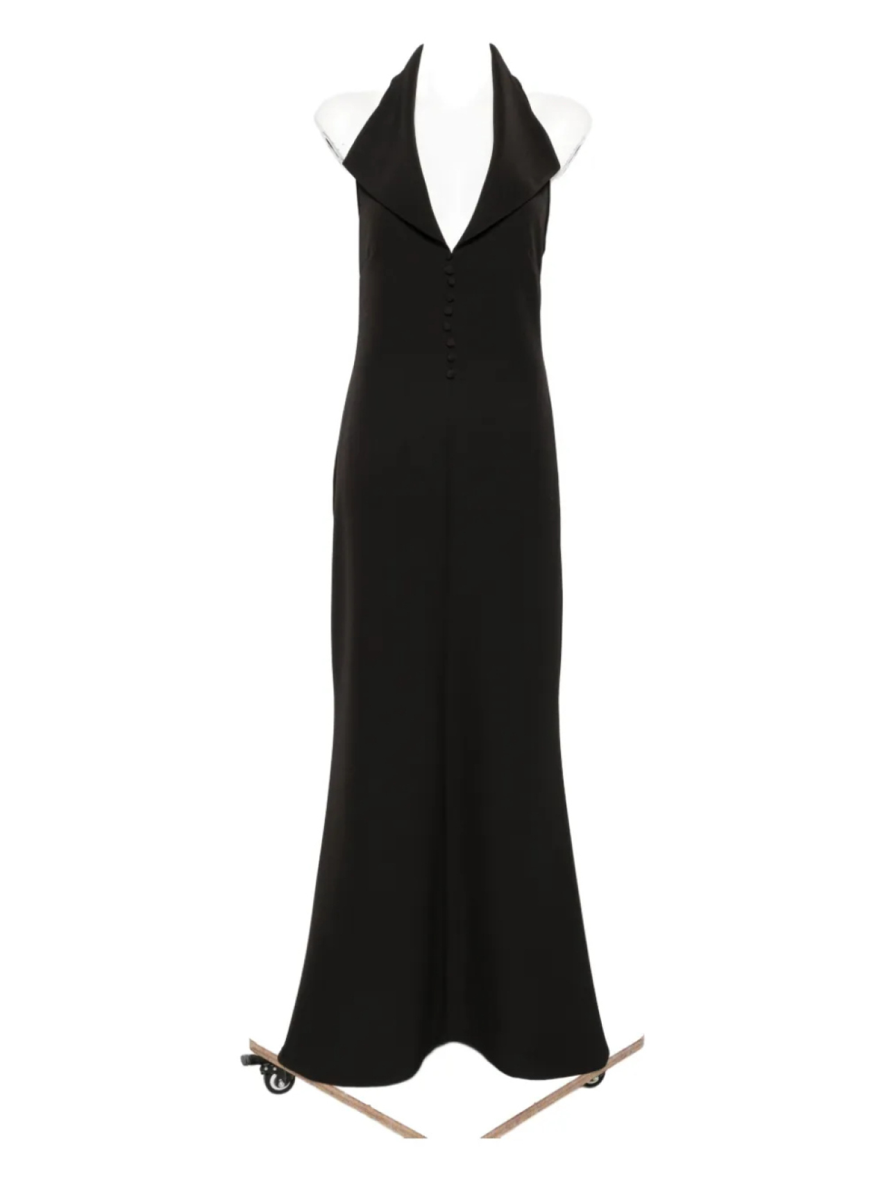 Платье макси с халтер-воротом и пуговицами спереди Atu Body Couture, черный
Платье макси с халтер-воротом и пуговицами спереди Atu Body Couture, черный