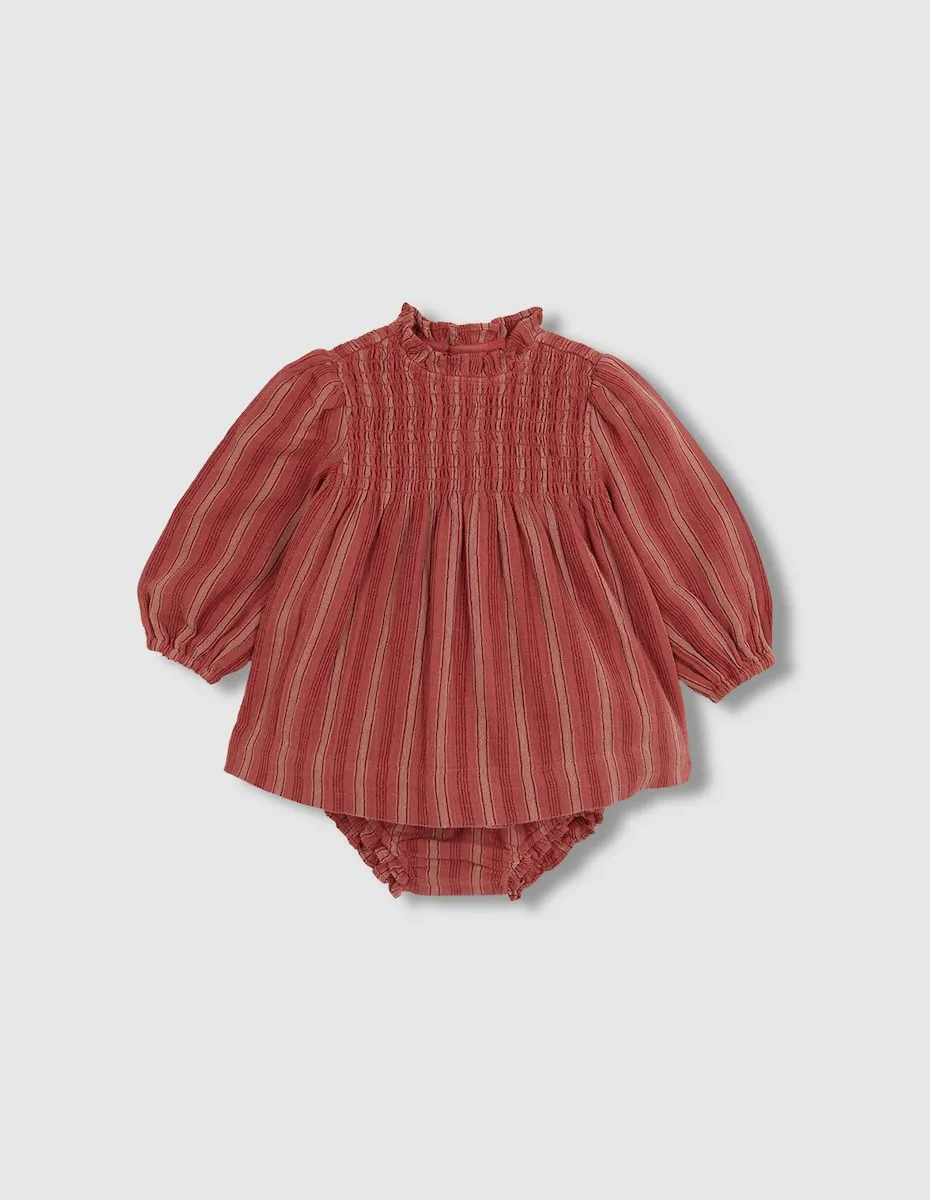 Детское платье в полоску с резинкой Gocco, розовый
Детское платье в полоску с резинкой Gocco, розовый