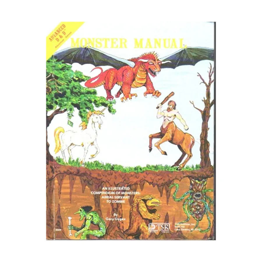 Monster Manual (1st Cover, 6th Printing), Advanced Dungeons & Dragons (1st Edition) - Core Books, Box Sets & Miscellaneous, твердый переплет
Monster Manual (1st Cover, 6th Printing), Advanced Dungeons & Dragons (1st Edition) - Core Books, Box Sets & Miscellaneous, твердый переплет