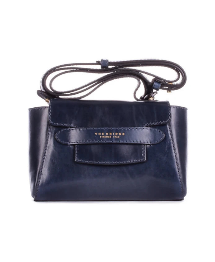 Синяя сумка через плечо с логотипом на передней части The Bridge, синий
Синяя сумка через плечо с логотипом на передней части The Bridge, синий