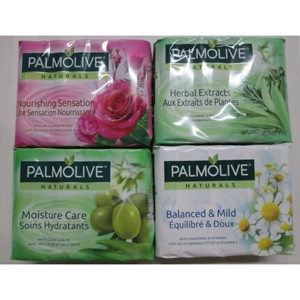 Palmolive Naturals Увлажняющее косметическое мыло 90 г — упаковка из 4 шт.
Palmolive Naturals Увлажняющее косметическое мыло 90 г — упаковка из 4 шт.