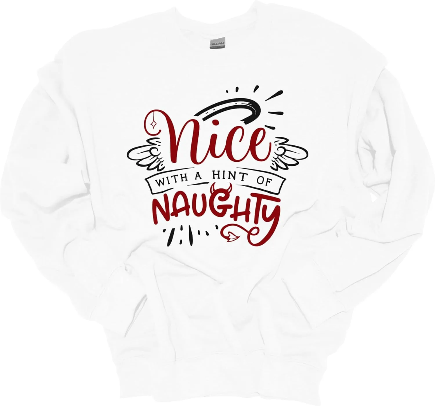 Толстовка Trenz Shirt Company Unisex Christmas с принтом "Nice With A Hint of Naughty"
Толстовка Trenz Shirt Company Unisex Christmas с принтом "Nice With A Hint of Naughty"