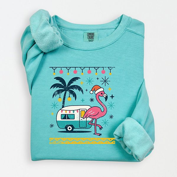 Свитшот с фламинго - женская легкая модель garment dyed Simply Sage Market, Chalky Mint
Свитшот с фламинго - женская легкая модель garment dyed Simply Sage Market, Chalky Mint