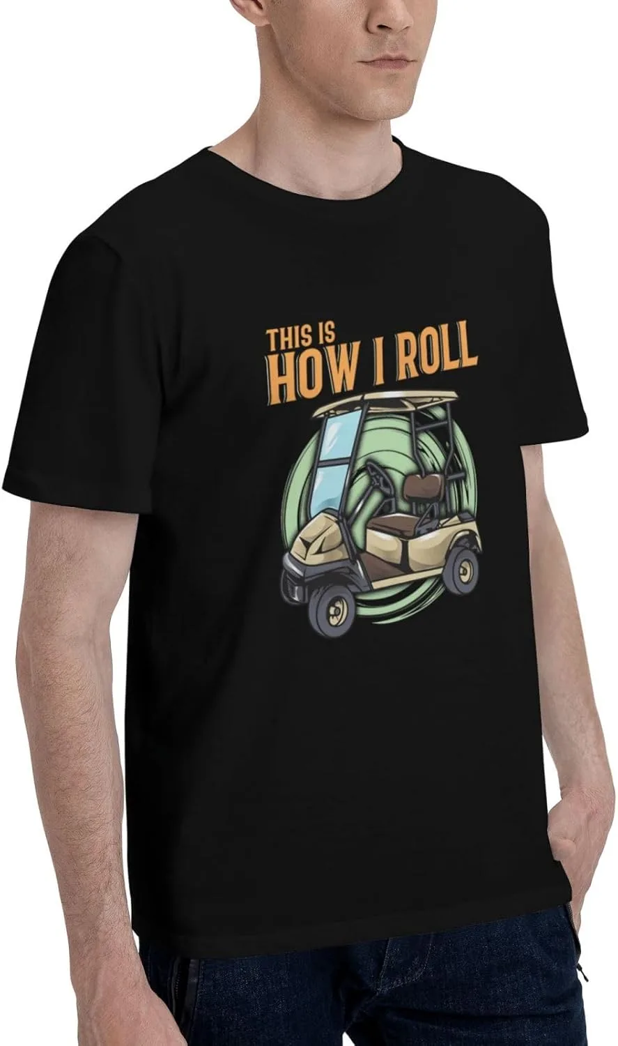 Футболка с принтом This is How I Roll Golf Cart, мужская, короткий рукав, хлопок ETSDJ
Футболка с принтом This is How I Roll Golf Cart, мужская, короткий рукав, хлопок ETSDJ