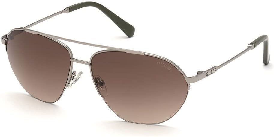 GUESS Мужские классические солнцезащитные очки, Shiny Gunmetal
GUESS Мужские классические солнцезащитные очки, Shiny Gunmetal