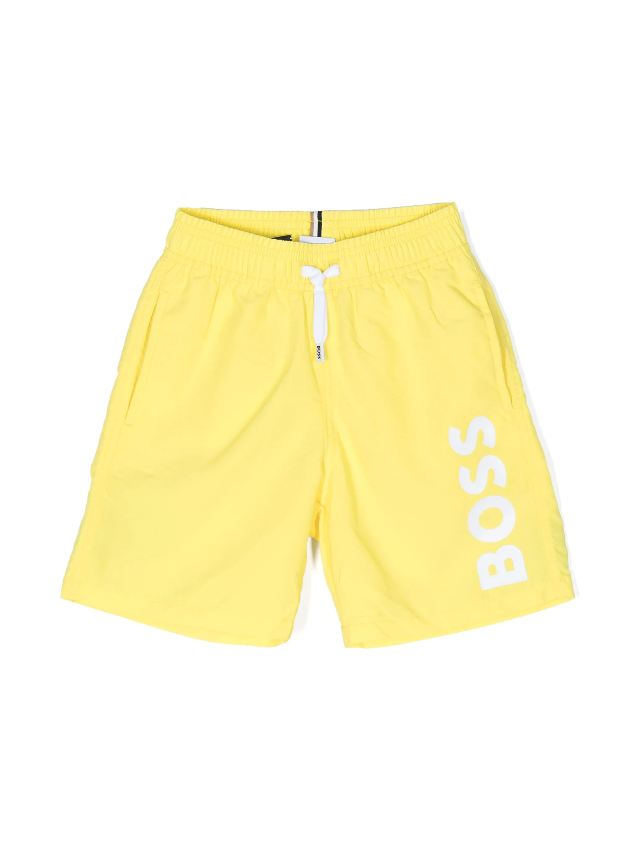 Плавки-шорты с логотипом Boss Kidswear, желтый
Плавки-шорты с логотипом Boss Kidswear, желтый