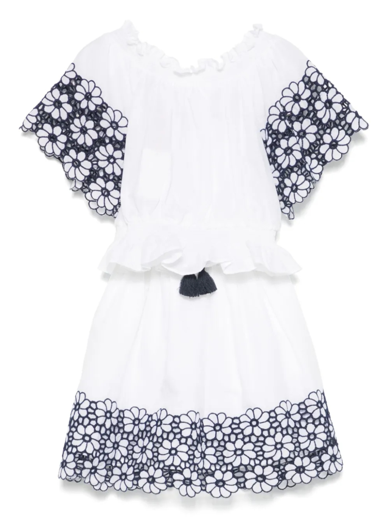 Комплект из топа и юбки с кружевом Patachou, белый
Комплект из топа и юбки с кружевом Patachou, белый