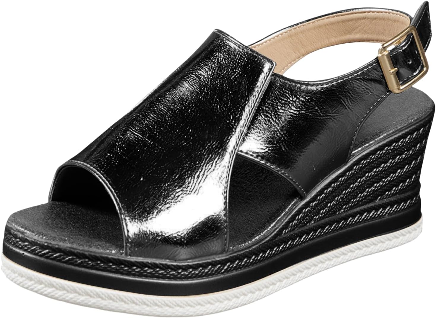 Женские ортопедические босоножки на танкетке, летние открытые сандалии с платформой, нескользящие с мягкой кожаной стелькой, модные сандалии с ремешком на пятке, пляжная обувь для прогулок, для дома и улицы Tazeap, черный
Женские ортопедические босоножки на танкетке, летние открытые сандалии с платформой, нескользящие с мягкой кожаной стелькой, модные сандалии с ремешком на пятке, пляжная обувь для прогулок, для дома и улицы Tazeap, черный