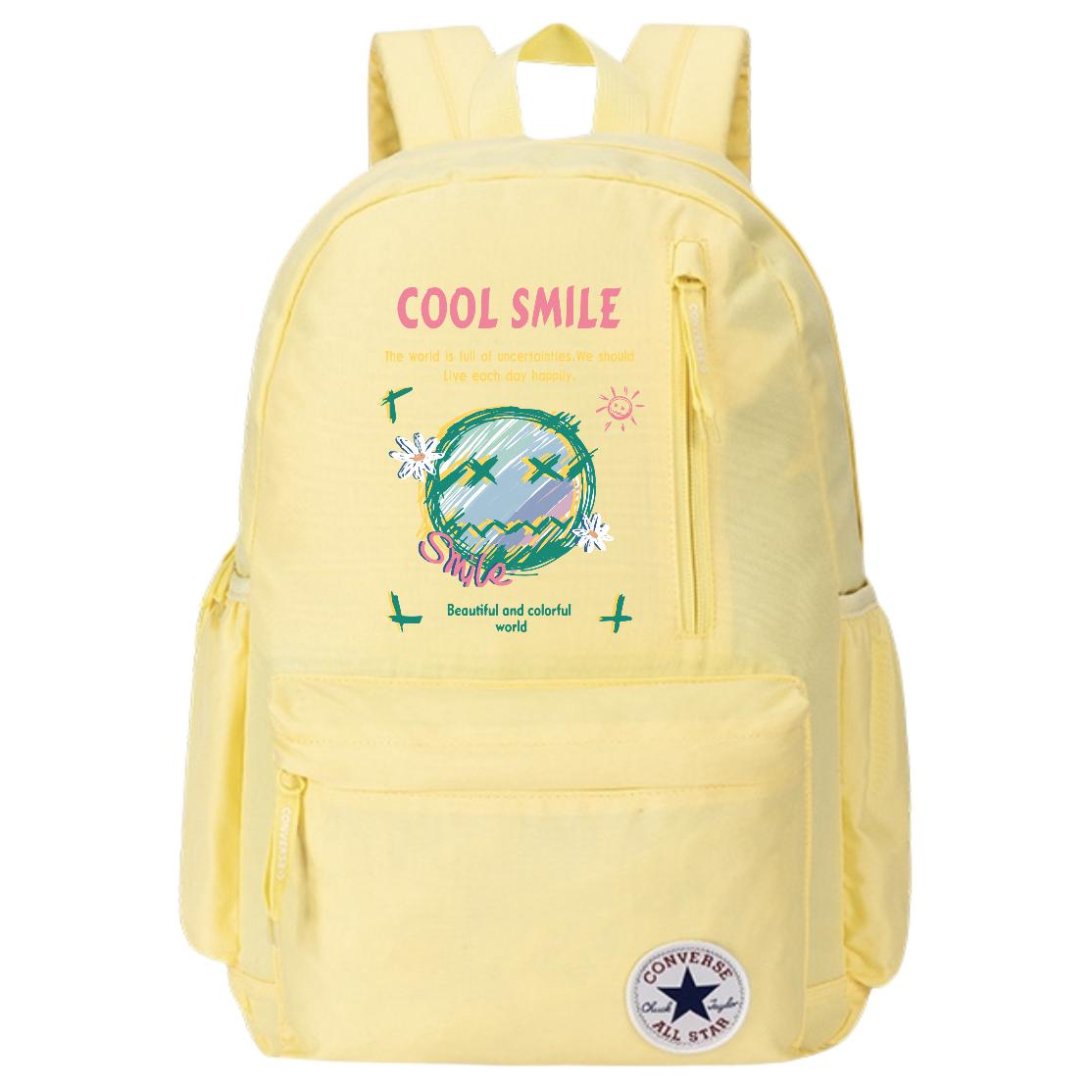 Converse Полиэстеровый рюкзак унисекс яично-желтый, COOL SMILE
Converse Полиэстеровый рюкзак унисекс яично-желтый, COOL SMILE