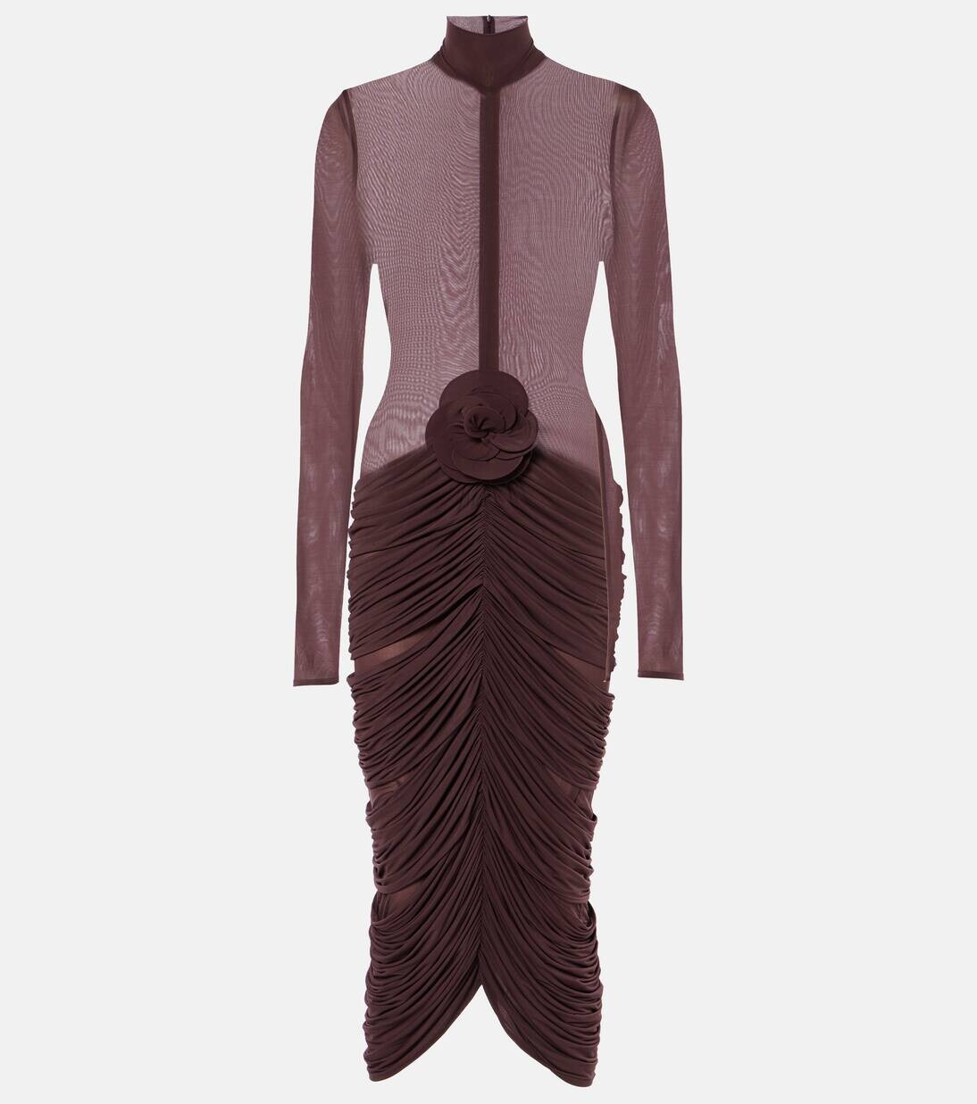 Платье миди с цветочной аппликацией Magda Butrym, бордовый
Платье миди с цветочной аппликацией Magda Butrym, бордовый