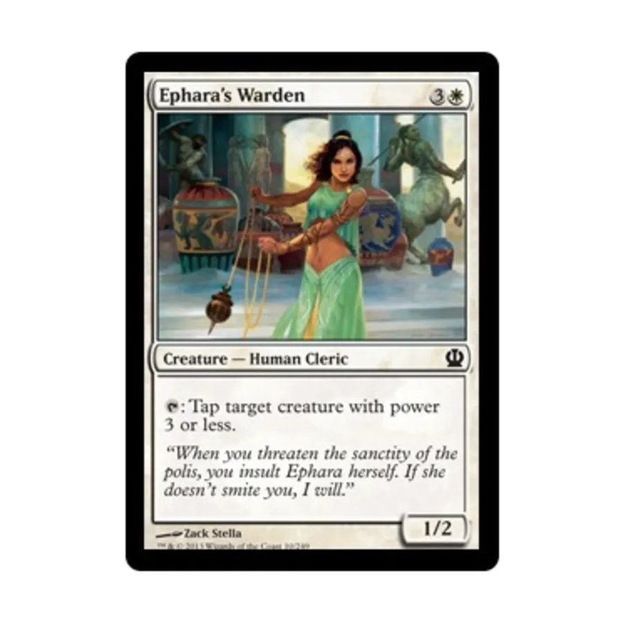 CCG Страж Эфары (клавиша C), MTG - Theros
CCG Страж Эфары (клавиша C), MTG - Theros