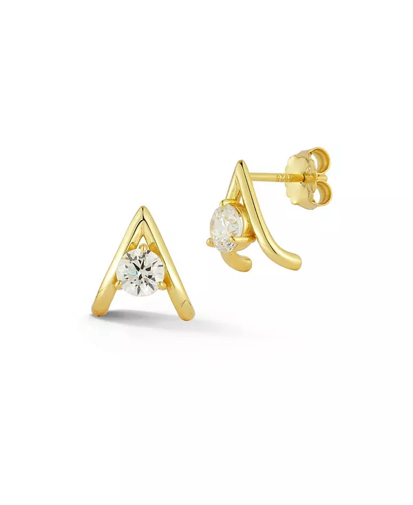 Серьги-Гвоздики Huggie из стерлингового серебра с кубическим цирконием Rachel Zoe, gold
Серьги-Гвоздики Huggie из стерлингового серебра с кубическим цирконием Rachel Zoe, gold