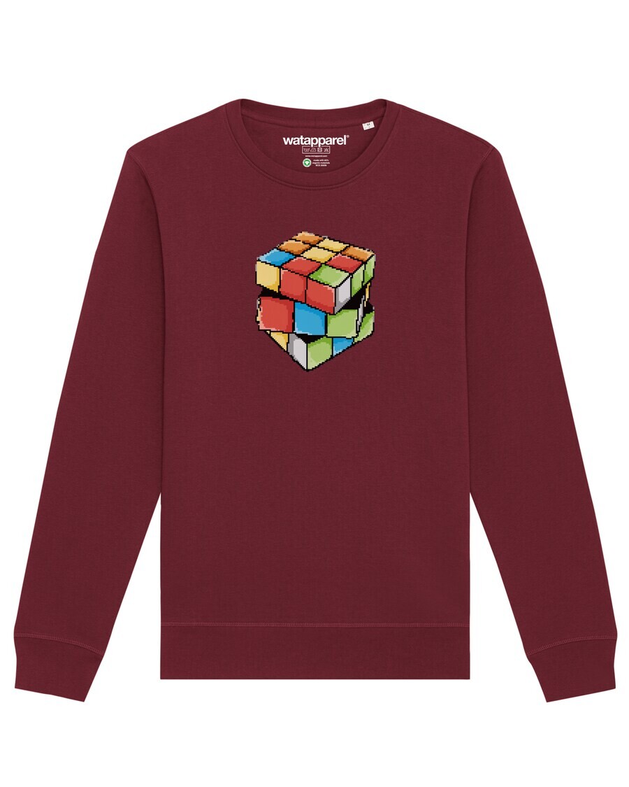 Свитер Watapparel Sweatshirt Pixel Zauberwürfel, бордовый
Свитер Watapparel Sweatshirt Pixel Zauberwürfel, бордовый
